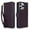 Darkpurple, variant on Compatible with iPhone 11 Pro Wallet Case, [6 Card Slots] PU Leather ID Credit Holder Folio Flip [RFID Blocking] Kickstand Double Magnetic Clasp Phone Cover & Wrist Strap,Apricot