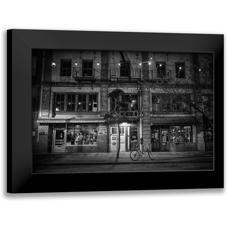 Oldford, Tim 14x11 Black Modern Framed Museum Art Print Titled - Chinatown (Victoria)