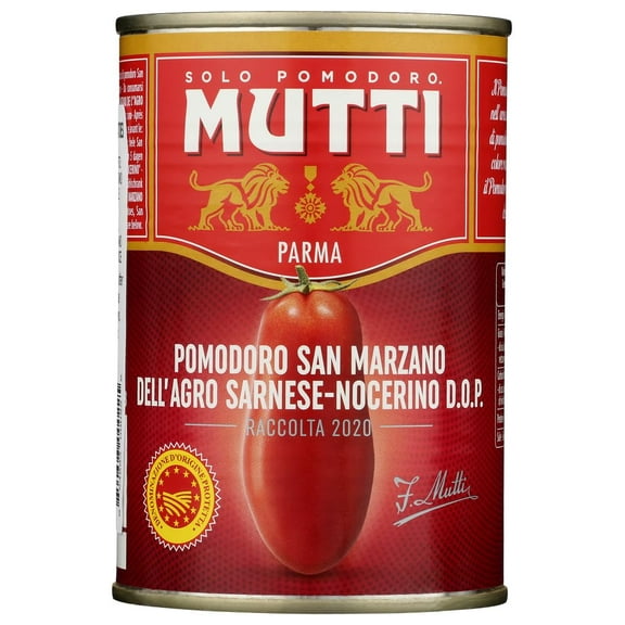 Mutti Whole Peeled Authentic San Marzano Tomatoes 14 oz Pack of 2