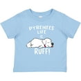 thumbnail image 3 of Inktastic Pyrenees Life is Ruff Great Pyrenees Boys or Girls Baby T-Shirt, 3 of 5