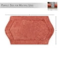 thumbnail image 4 of HOME WEAVERS Waterford Collection Bathroom Rug 100% Cotton Tufted Bath Rug, Extra Soft and Absorbent Bath Rugs, Non-Slip Bath Mats, Machine Washable bath rugs for Bathroom, 24"x40" Rectangle, Coral, 4 of 9