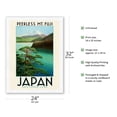 thumbnail image 2 of Peerless Mt. Fuji, Japan - Japanese Government Railways - Vintage Railroad Travel Poster c.1938 - Japanese Unryu Rice Paper Art Print 24 x 32 in, 2 of 4