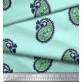 thumbnail image 3 of Soimoi Rayon Fabric Paisley Block Print Sewing Fabric Yard 56 Inch Wide, 3 of 3