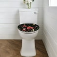 thumbnail image 2 of ZIATUBLE Mushroom Butterfly Toilet Lid Seat Cover Galaxy Toilet Lid Covers for Bathroom Decoraction Dust Resistant Toilet Seat Cover Protector Universal Toilet Cover Seat Lid, 2 of 6