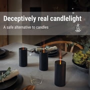 Stadler Form aroma diffuser Lucy using battery power, with flame effect can diffuse essential oils for up to 7 hours, for relaxation and revitalising aromatherapy, black