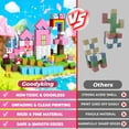 thumbnail image 4 of Goody King - Bloques magnéticos de 150 piezas - Bloques de construcción magnéticos de unicornio, imanes apilables para niños, imanes potentes, juguete sensorial para aprendizaje STEM, juguetes para ni, 4 of 5