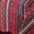thumbnail image 3 of Couverture Matelassée pour Lit Canapé Sofa, Motif Bohème Rayé, 60X78 Pouces, 3 of 8