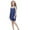 Dark Blue, variant on Beach Dresses for Girl Trendy New Girls Tennis Dress with Shorts Casual Summer Sleeveless Spaghetti Straps Athletic Dress Trendy One Piece Romper White 7 Years
