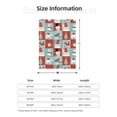 thumbnail image 3 of Throw Blanket for Couch Sofa and Bed, Warm Christmas Memories Super Soft Plush Throw Blanket, Fuzzy Cuteness Comfy Warm Washable Flannel Blanket & Throws for All Season 60"x50", 3 of 7