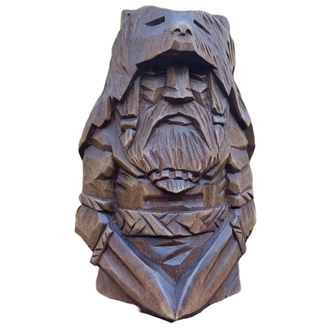 Estatua vikinga de resina de Odín y Thor, adorno artesanal para decoración del hogar, exterior y jardín.