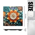 thumbnail image 2 of Bathroom Scale, Highly Accurate Digital Body Scale,Precisely Measures Weight up to 400 lbs-Vibrant Pattern Of Layered Paper Flowers, 2 of 4