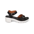 thumbnail image 2 of Jelly Beans CE85 Leatherette Buckle Lug Sole Chunky Heel City Sandal (Toddler/ Little Girl/ Big Girl), 2 of 5
