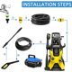 thumbnail image 4 of High Pressure Washer Lance, 150Bar Lance Accessory for Karcher k2 k3 k4 k5 k6 k7 Pressure Washer Accessory with Adjustable Nozzle, 4 of 5
