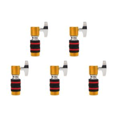 thumbnail image 1 of Embrague de platillos Jazz Drum Hi-Hat almohadilla de fieltro suave separador de estante amarillo, 1 of 7