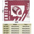 thumbnail image 6 of Custom Arizona Blanket Gifts for Men Women Personalized Fans Add Name and Number Throw Blankets, 30" X 40",40" X 50", 50" X 60", 60" X 80", 6 of 6
