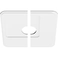 thumbnail image 2 of 22"OD x 5"ID x 7 1/2"C x 1"P Lucan Architectural Grade PVC Contemporary Ceiling Medallion, Two Piece, 2 of 11