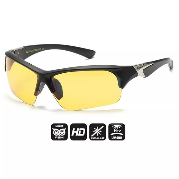 XLoop HD  Wrap Sunglasses High-Definition Clear Vision Night Driving Sports Golf