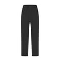 thumbnail image 3 of Mgmyaa Womens Casual Tapered Capri Cargo Pants Loose Elastic Waist Ankle Cropped Trouser with Pockets, 3 of 5