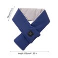 thumbnail image 3 of Hvmvliv Rechargeable Heated Scarf Smart Electric Heating Scarf for Women Usb Charging Winter Down Cloth Warm Neck Pad 5 Seconds Fast Heat Lasting 55鎺矯 41.34in, 3 of 5