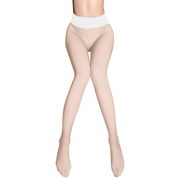 BAODANN Women's Deep Crotch Seamless Pantyhose Summer Thin Stockings Footed Leggings for Women Fishnets Women Tights plus Size Women Sheer Tights Footless Tights for Women Printed Tights