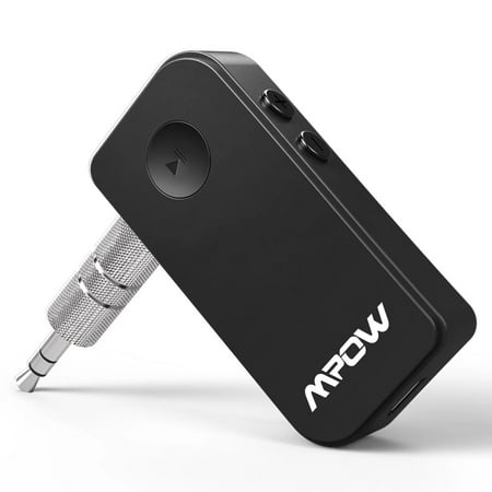 Mpow Bluetooth Receiver [upgrade version], A2DP Streambot Hands-free &Wireless car kits for Home/Car Audio System with 3.5 mm Stereo Output (Best Fta Receiver For Iks)