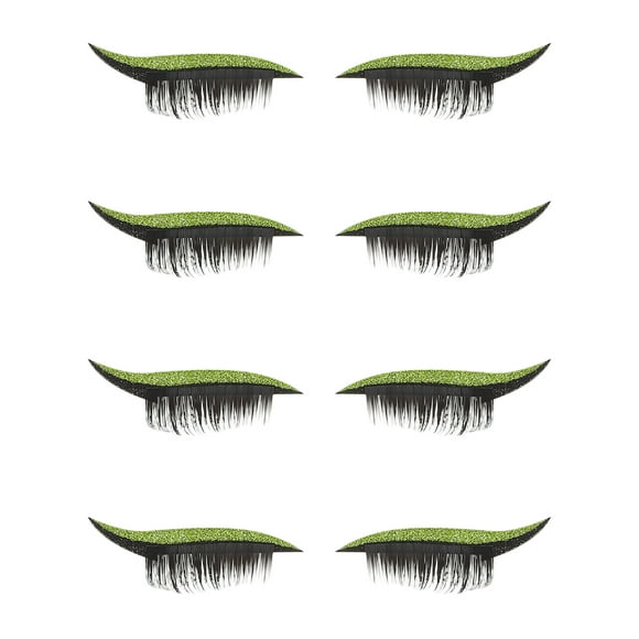 4Pairs Glitter Eyelash Stickers Reusable Eyelash Decals Women Beauty Supply