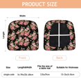 thumbnail image 3 of Pioneer Flower Seat Covers for Dining Room Chairs Set Of 4,Stretch Printed Washable Chair Seat Cover with Elastic Ties and Button,Removable Waterproof Couch Cushion Covers, 3 of 6