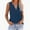 Blue, variant on Womens Solid Color Casual Loose V Neck Sleeveless Tank Top Womens Vest Suit Womens Fall Outfits Long Light Jackets for Women Reversible Vest Sleeveless Denim Jacket for Women Cute Vest Chest Pt Vest
