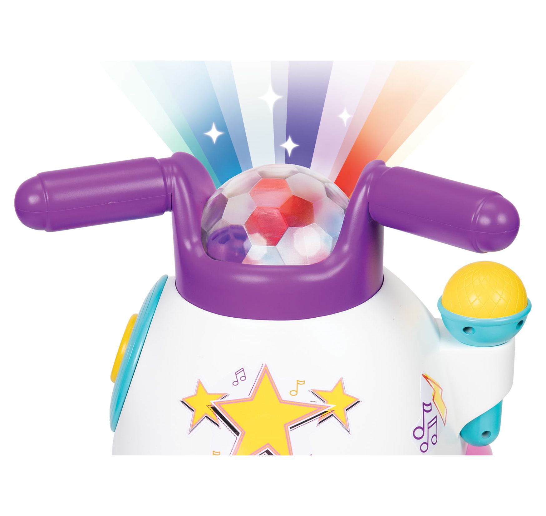 Fisher-Price Little People Pink Move N Groove Ride-on with Lights and Sounds