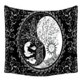 thumbnail image 1 of Tapiz de pared con diseño de árbol de la vida, microtela, 150 x 150 cm, 1 of 3