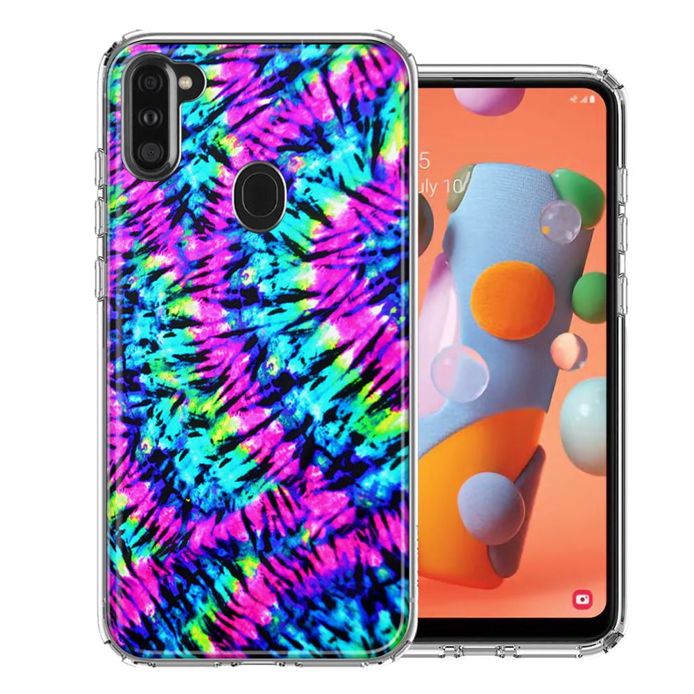 MUNDAZE For Samsung A11 Hippie Tie Dye Design Double Layer Phone Case ...