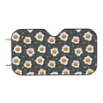 thumbnail image 7 of Haiem Cute Poached Eggs Car Windshield Sun Shade - Blocks UV Rays Sun Visor Protector, Sunshade to Keep Your Vehicle Cool, Universal Fit SUV Van Sedan-Small, 7 of 7
