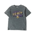thumbnail image 6 of Women's Gameday Couture Gray Minnesota Vikings Peak Performance Oversized Snow Wash T-Shirt, 6 of 6