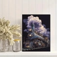 thumbnail image 2 of Qisvanset 12x16 Inch Night Sky Van Camper Canvas Print Wall Art, 2 of 5