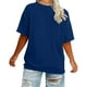 thumbnail image 3 of Xuyuer Womens Plus Size Summer Tops Oversized Short Sleeve Crew Neck Loose Fit Tee Top Flowy Casual Blouses XL-5XL Fashion School Teachers Clothes 2026 Spring Beach Vacation Trendy, 3 of 5