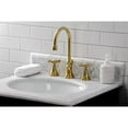 thumbnail image 3 of Kingston Brass KS2987BEX Essex Widespread Bathroom Faucet with Brass Pop-Up, Brushed Brass, 3 of 8