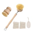 thumbnail image 4 of Cepillo para fregar platos, juego de cepillos de madera para fregar platos, platos, ollas y fregadores para limpieza. 5 piezas, 4 of 9