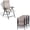 Brown, variant on Folding Patio Chairs Set of 2, Adjustable Recliner Foldable Outdoor Chairs Lawn Chairs for Pool, Backyard, Brown