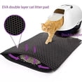 thumbnail image 3 of Double Layer EVA Cat Litter Pad Waterproof Non-slip Sand Basin Filter Kitten Dog Washable Mattress Floor Mat Pet Clean Supplies ShopWise Round, 3 of 12
