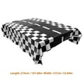 thumbnail image 2 of FOMIYES Checkered Tablecloth for Protection PE Material Multi Color Simple Printed Pattern 54x90 Inches, 2 of 8