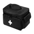 thumbnail image 3 of Bolsa de primeros auxilios vacía, estuche de , organizador de emergencia profesional, bolsa de almacenamiento médico para senderismo, exteriores,, 3 of 9