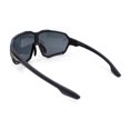 thumbnail image 4 of Xloop Oversized Mirror Lens Wrap Around Plastic Riding Sport Sunglasses Matte Black, 4 of 4