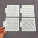 thumbnail image 1 of 4 pcs Acrylic Sashiko Templates, Cross Shape, Embroidery Tool, Line Template for Hand Quilting and Embroidery, 2.5 mm Thick{HH}, 1 of 3