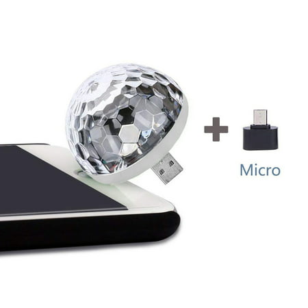 USB Mini LED Night Light Color Changed by Sound Music Magic Lights LED