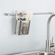thumbnail image 2 of Portacubiertos de acero inoxidable - Soporte para utensilios de cocina montado en la pared (plateado), 2 of 5