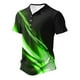 thumbnail image 4 of Mens Casual Pantalones Cortos Impresos Cuello Redondo Suéter Deportes Tee, Fitness Y Casual Hombres Camisetas, 4 of 5
