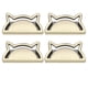 thumbnail image 1 of Hebilla De Metal De Gato Hebilla Decorativa De Metal Energético Flexible Estable Resistente Al Desgaste 4 Juegos Para Decoración De Jeans Para Bolsa De Bricolaje, 1 of 8