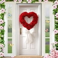 thumbnail image 4 of Large Valentines-Day Door Cover 6x2.9 Ft Happy Valentine's Day Banner Decorations Romantic Hearts Love Hanging Background for Indoor Outdoor Valentines Day Home Door Banner Party Supplies, 4 of 7