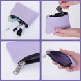 thumbnail image 3 of Canvas Coin Purse，4 Pieces Portable Women Coin Pouch Money Bag Mini Change Wallet, 3 of 5