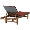 thumbnail image 5 of Classic Accessories Montlake Water-Resistant 80 Inch Patio Chaise Lounge Slipcover, Heather Henna, 5 of 8